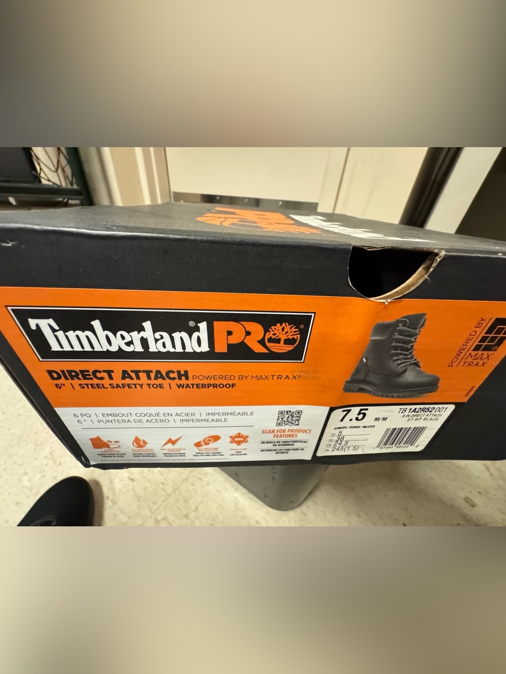 Timberland PRO Woman Black Waterproof Safety Boots